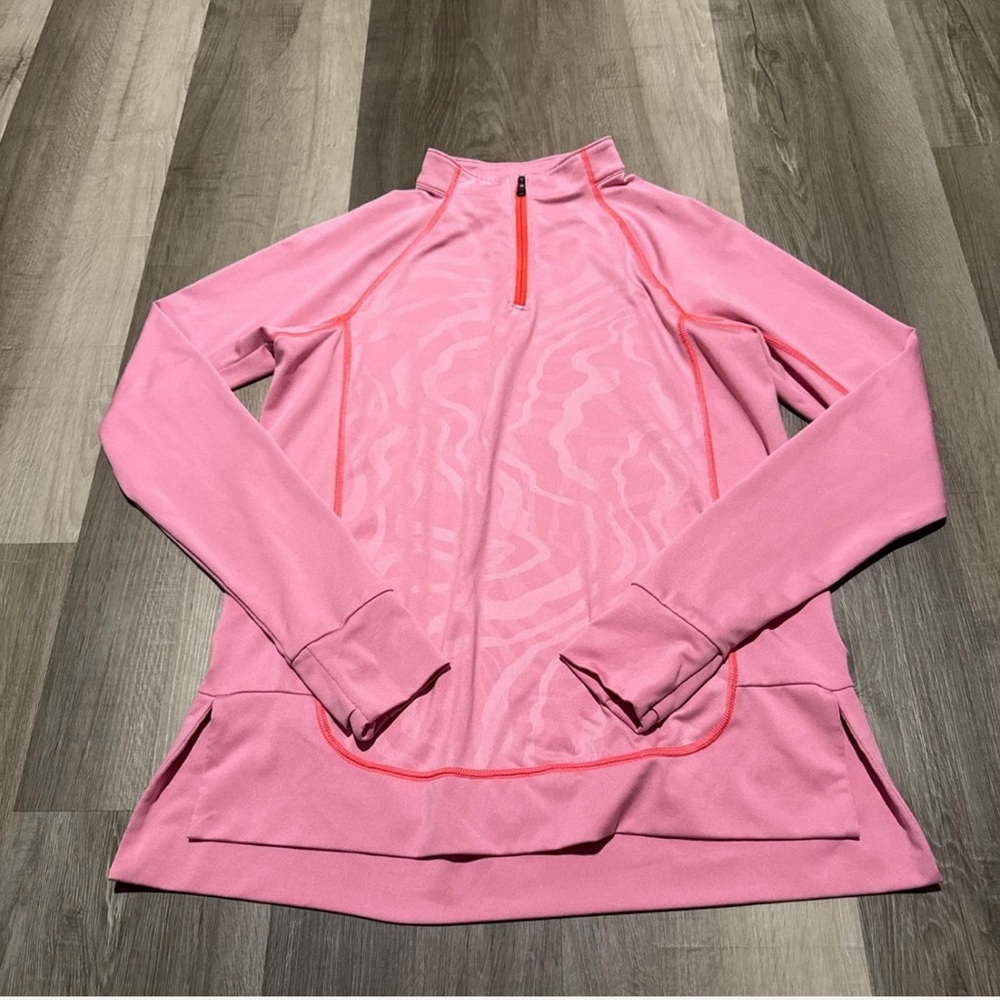 Under Armour Pink Half-Zip Top